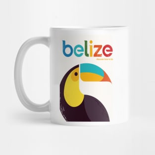 Belize, The Toucan, Travel Poster Mug